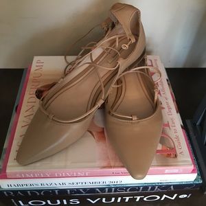 Zara basic lace flat shoes